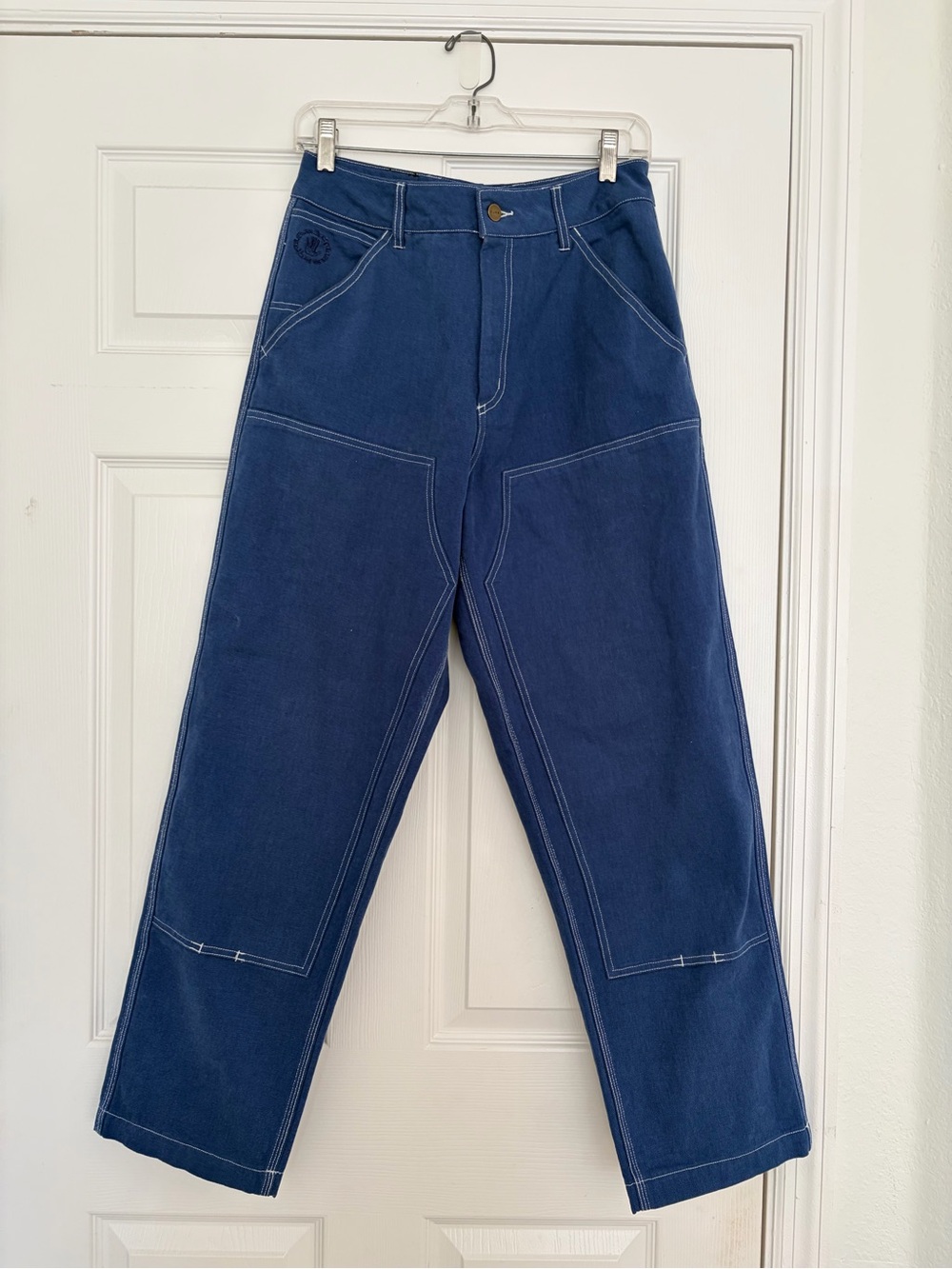 QUASI Blue Canvas Carpenter Pants